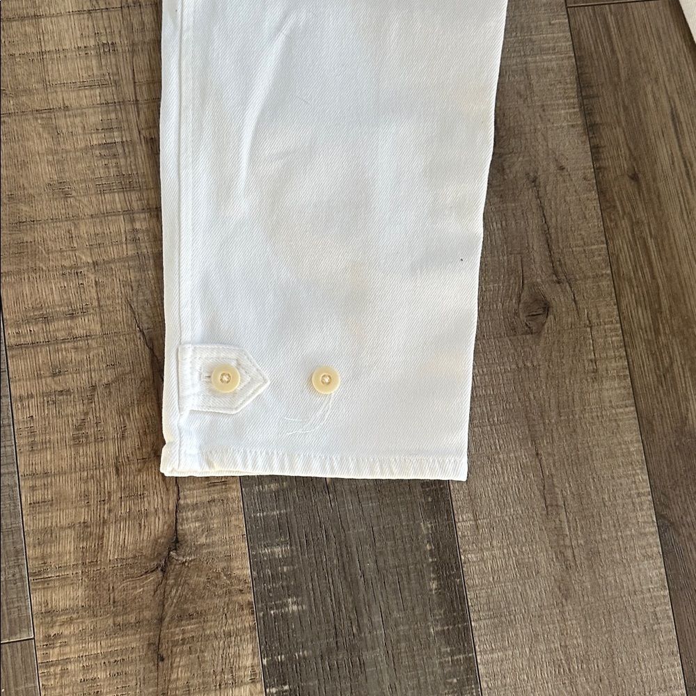 Wilfred Free x Aritzia white cargo jeans size 2 - Picture 7 of 7